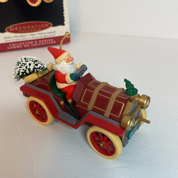 Hallmark Keepsake Ornament Santa’s Roadster Vintage 1995 - Picture 4 of 11